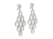 Load image into Gallery viewer, Kazanjian Diamond Chandelier Earrings in 18K White Gold
