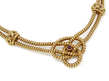 Load image into Gallery viewer, Knot Necklace in 18K Yellow Gold by Verdura

