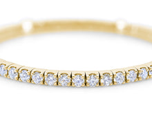 Load image into Gallery viewer, Kazanjian Stretchable Diamond Bracelet, 7.25 carats, in 18K Yellow Gold

