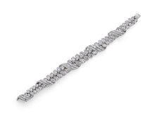 Load image into Gallery viewer, Kazanjian Pear Cut &amp; Baguette Diamond Bracelet, in Platinum
