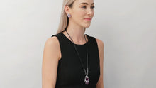 Load and play video in Gallery viewer, Kazanjian Briolette Cut Pink Sapphire, 201.26 carats, Necklace in Platinum
